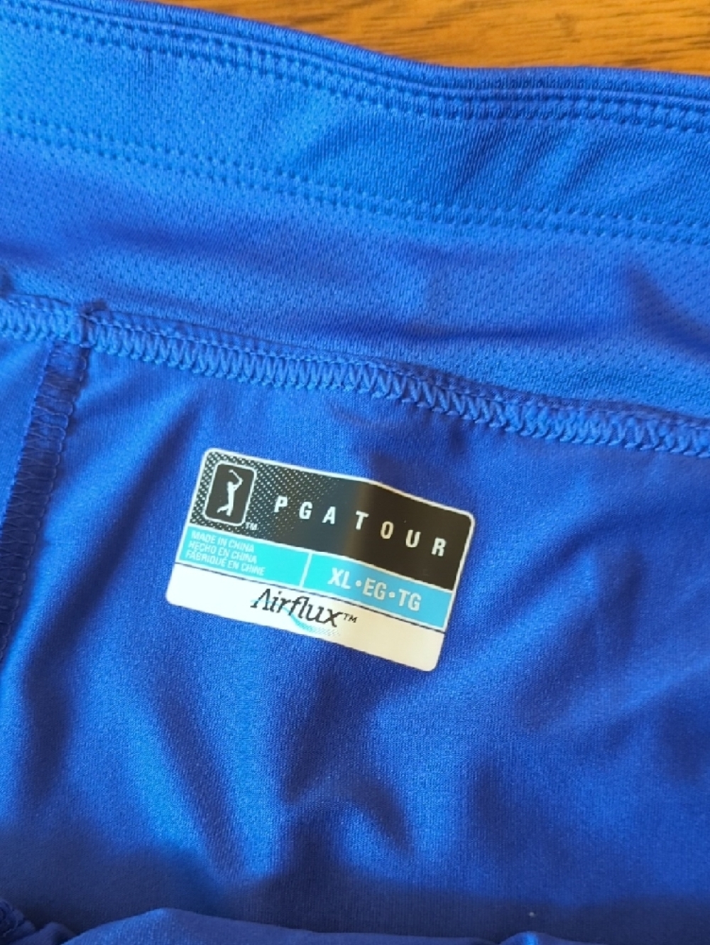 PGA Tour Blue Performance Skort Airflux - Picture 2 of 6